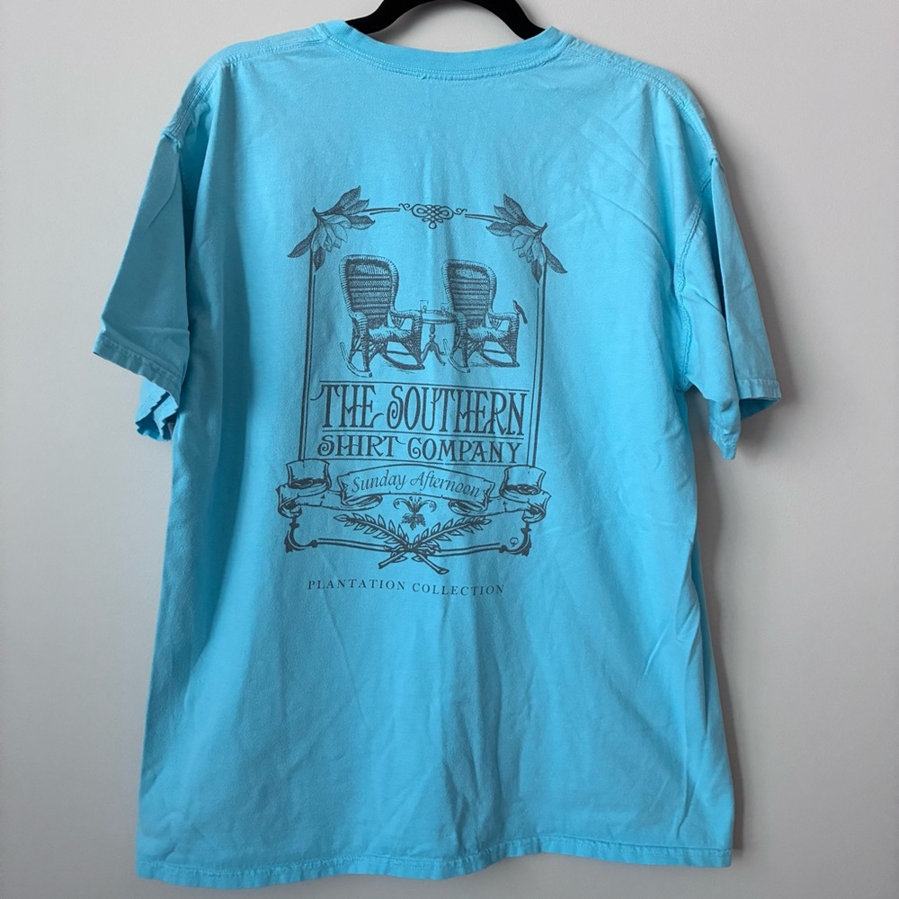 Comfort Colors The Southern Shirt Company aqua Graphic Tee